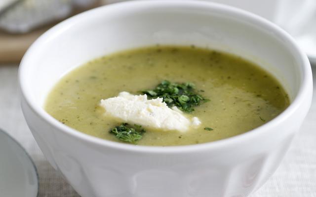 recept courgettesoep