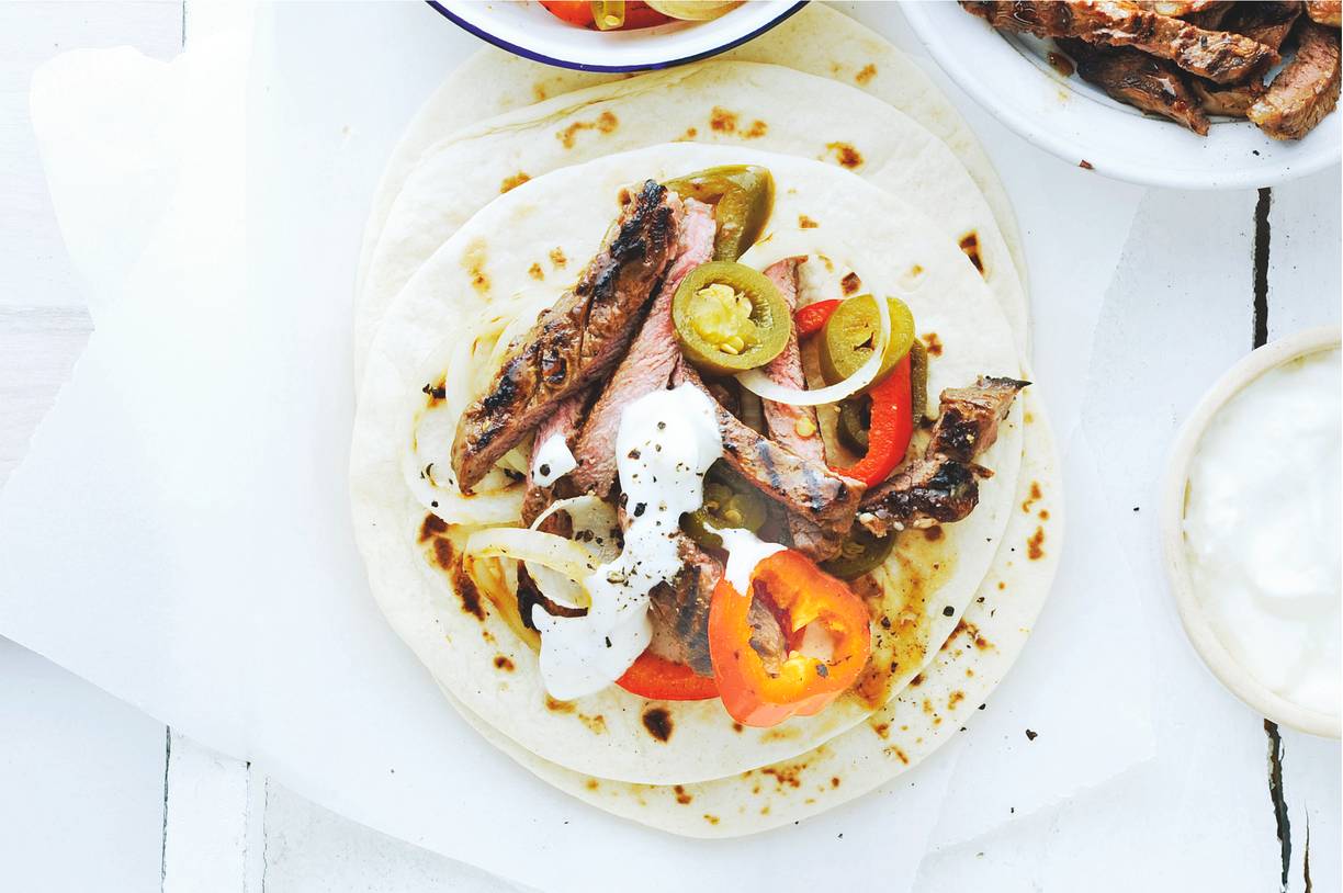 fajitas recept