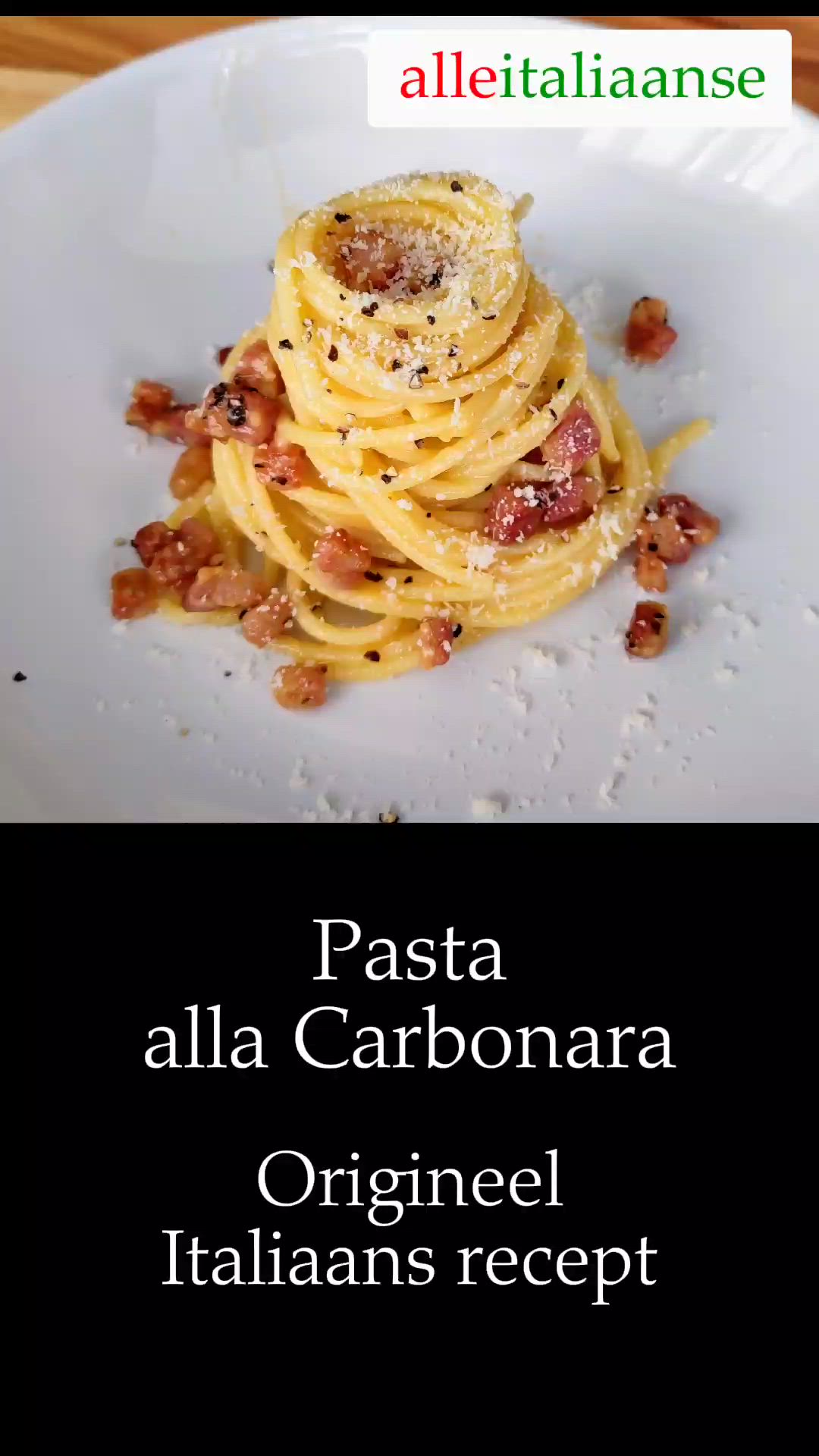 pasta carbonara recept origineel